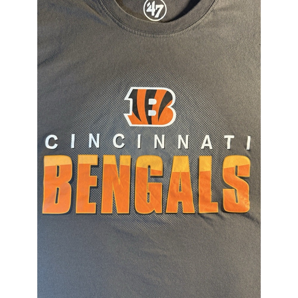 Cincinnati Bengals NFL  T-Shirt Short Sleeve Brown Adult XL Football